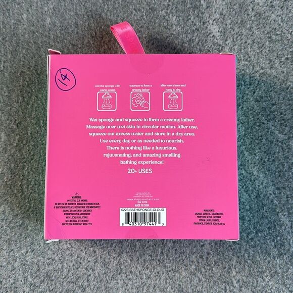 NIB Simply Southern Radiant Cloud Spongy Babe Body Cleanser Soap In a Sponge - Picture 2 of 9
